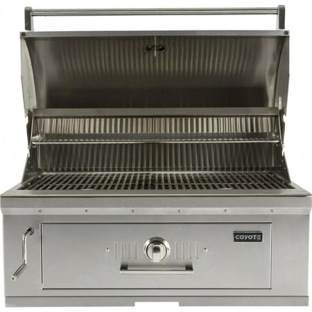 Coyote - Charcoal Grill - Stainless Steel