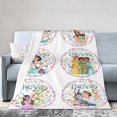 thumbnail image 2 of Manta de franela cálida y acogedora con encanto para sala de estar, dormitorio, cama, sofá, coche, mantas de vellón para todas las estaciones, regalos para niños, adolescentes y adultos, 80 x 60, 2 of 8