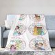 thumbnail image 2 of Manta de franela cálida y acogedora con encanto para sala de estar, dormitorio, cama, sofá, coche, mantas de vellón para todas las estaciones, regalos para niños, adolescentes y adultos, 80 x 60, 2 of 8
