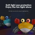 thumbnail image 2 of Electric Toy Crab with Obstacle Avoidance, with Light and Music Effect Crawling toy USB Charging,Blue Octopus, 2 of 9