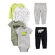 thumbnail image 1 of Set de ropa Simple Joys by Carter's Sleepwear, 6 piezas, 12 m, 1 of 4