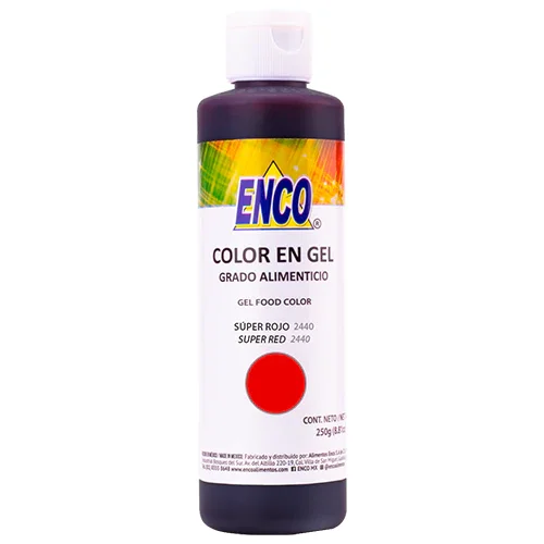 Color Comestible En Gel Super Rojo 250 Grs Enco ENCO Super Rojo 250g 2440-250