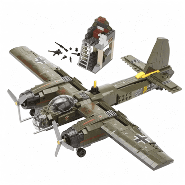 World War II Iron Empire Air Bomber JU-88 Plane | General Jim's Toys & Bricks | GJ-WW2GB