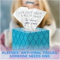 thumbnail image 6 of Kleenex Anti-Viral Facial Tissue, 3-Ply, 68 Sheets Per Upright Box, 6 of 8