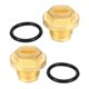 thumbnail image 1 of Set of 2 brass differential drain plugs with seal for Land Rover Discovery 2, 1 of 3