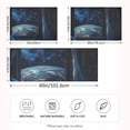 thumbnail image 2 of Yayeee Pillowcase Standard Size Set of 2 Satin Wrinkle Resistant Pillow Case, Window Earth, 2 of 7