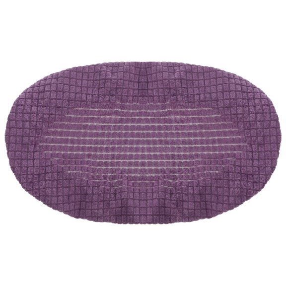 Phenofice Violet Polyester Non- Chair Headrest Cover Sleeve with Easy Installation for Office and Home Chairs