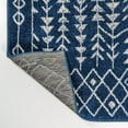 thumbnail image 5 of JONATHAN Y MOROCCAN HYPE 2 x 8 Runner Rug, Ziri Moroccan Geometric - Navy/Cream, MOH210D-28, 5 of 7