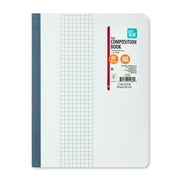 Pen+Gear Graph Ruled Poly Composition Notebook, White, 9.75" x 7.50 "x 0.25", 80 Sheets