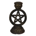 thumbnail image 4 of Celtic Witchcraft Wicca Sacred Pentagram Circle Backflow Incense Burner Figurine, 4 of 10