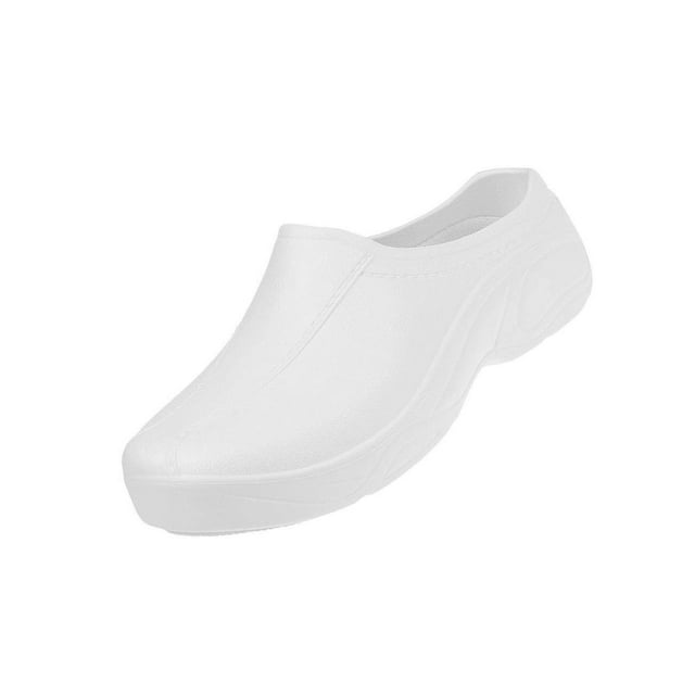 Men Women Cook Nursing Shoes Ultralite Clogs Strapless 37 White