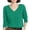 128#Green, variant on Women's Soft V Neck Long Sleeve Sweater Fall Casual Regular Fit, Basic Knit Pullover Top Ginger L