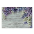 thumbnail image 1 of Rustic Cutting Board, Lilac Flowers Bouquet on Wood Table Spring Nature Romance Love Theme, Decorative Tempered Glass Cutting and Serving Board, Small Size, Lilac Violet Dark Taupe, by Ambesonne, 1 of 1