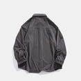 thumbnail image 3 of Snorda Chemise Blouse Homme Décontractée Mode Col Rabattu à Boutons Manches Longues, 3 of 3