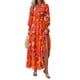 thumbnail image 1 of Vestido PRETTYGARDEN Maxi Floral de Manga Larga con Escote en V Talla Grande, 1 of 8