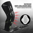 thumbnail image 2 of 1 Piece Basketball Kneepads Elastic Foam Volleyball Knee Pad Protector Fitness Gear Sports Training Support Bracers, 2 of 10