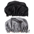 thumbnail image 1 of Shisuyan 2pcs Solid Color Makeup Hair Adjustable Hair Bonnet Night Sleeping, 1 of 8