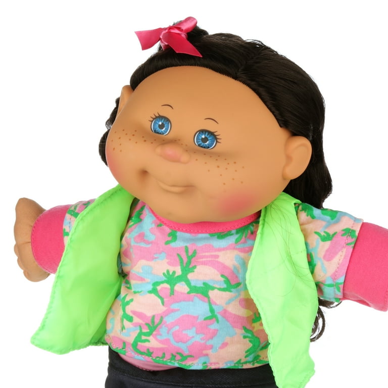 Cabbage patch doll brown hair sales blue eyes