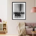 thumbnail image 3 of Historic Framed Print, [Four girls ice skating, with Washington Monument in background], 17-7/8" x 21-7/8", 3 of 9