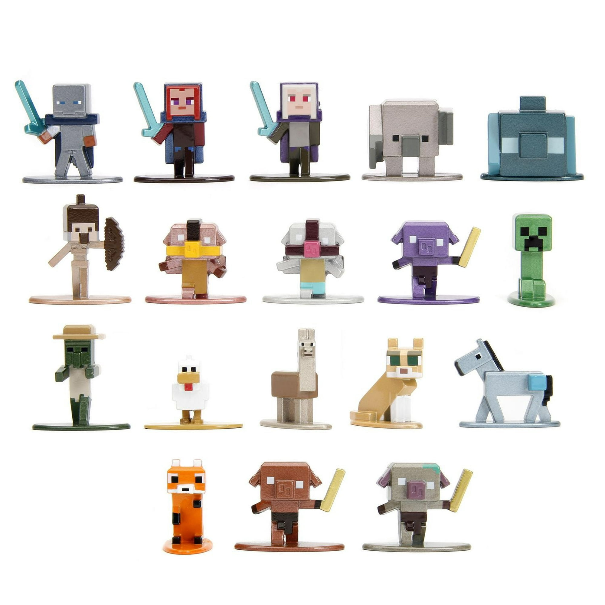 Jada Toys Nano Metal Figs 18 Pack - Minecraft Legends