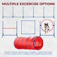 thumbnail image 3 of CHEERING PET, Premium Dog Agility Equipment Set, 5 Pieces of Dog Training Fun, Tunnel, Dog Jump, Hoop, Weave Poles and Easy Carry Case Indoor or Outdoor Dog Agility Training…, 3 of 8