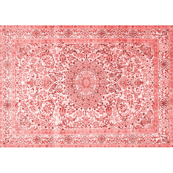 Ahgly Company Indoor Rectangle Persian Red Traditional Area Rugs, 5' x 7'