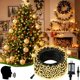 thumbnail image 2 of Luces de Navidad Inteligentes con Control por Voz 2025, 300 LED 75.8FT, Cable Verde, 12 Modos, Temporizador, Impermeables para Interior/Exterior (Blanco Cálido), 2 of 8