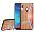 thumbnail image 2 of Labanema Samsung Galaxy A20e 2019 Case, Samsung Galaxy A20e 2019 Cover with Metal Kickstand, Natural Wood TPU Cover, Anti Scratch Case for Samsung Galaxy A20e 2019 (Moon), 2 of 7