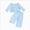 S441-Sky Blue, variant on Toddler Linen Outfit Girl Boy Kids Wide Leg Pants Set Off Shoulder Blouse Ruffle Long Sleeve Shirt Solid Color Outfits 1T 2T 3T 4T 5T 6T 7T Gift Set 9-12 Months