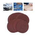 thumbnail image 4 of CPAN 9-inch 8-hole Red Sand 225mm Velvet-backed Disc Sandpaper Self-adhesive Flocking, 4 of 5