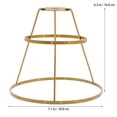 thumbnail image 2 of HOMOBABE Metal Lampshade Holder Conical Shape 1Set 7.1x6.3in For Desk Lamp Adults, 2 of 8