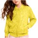 thumbnail image 2 of Chaquetas y abrigos casuales de manga larga sin capucha para niños, de invierno, de color liso, de manga larga sin capucha, chaquetas casuales con lentejuelas, chaqueta informal para niñas, parte supe, 2 of 7