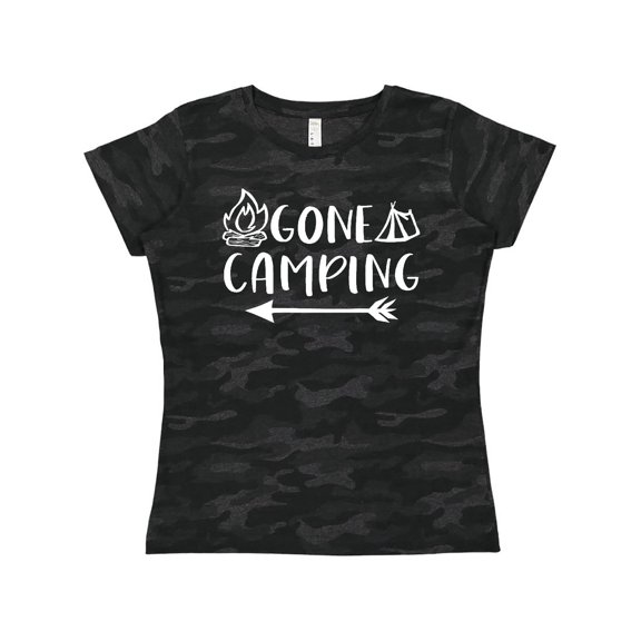 Inktastic Gone Camping Women's T-Shirt