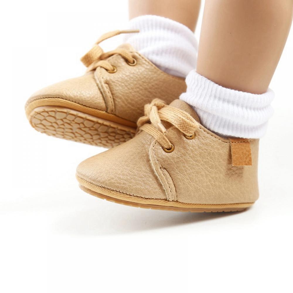 Baby Shoes Boys Walking Shoes Infant Sneakers Leather Baby Shoes Toddler Baby Walking Shoes for Boy 0-18 Month Baby Crib Shoes for Boys Newborn Toddler First Walker Daily Wear - image 2 of 7