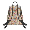 thumbnail image 2 of Naloa Cartoon Owls 1 Print Lightweight DayBackpack Suitable for school, work, shopping, travel, etc., 2 of 5
