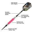 thumbnail image 2 of Sure Grip Soft Tip Darts - Nickel Silver Barrels, Rubber Grip, Locking Holes, Holographic Flights - Set of 3, 2 of 2