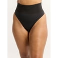 thumbnail image 2 of Joyspun Women's Everyday Smoothing Thong, 2-Pack, Sizes S-3X, 2 of 5