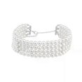 thumbnail image 1 of Bridal Pearl Choker Necklace Chain Pearl Strands Necklace Baroque Statement Pearl Necklace White Imitation Pearl Bridal Beaded Necklace Jewelry for Wo, 1 of 5