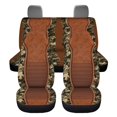 thumbnail image 2 of Qpednta Camo Hunting Car Seat Cover Set of 4 for Front Seats and Rear Bench Cover Protecto Universal Car Interior Accessories Front Automobile Seat Cover for Cars Truck Van SUV, 2 of 7