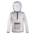 thumbnail image 1 of Chaqueta de malla, súper ligera, talla única para todos, manténgase seguro y fresco, protección UV Ropa de malla repelente de mosquitos y abejas con capucha para exteriores, 1 of 4
