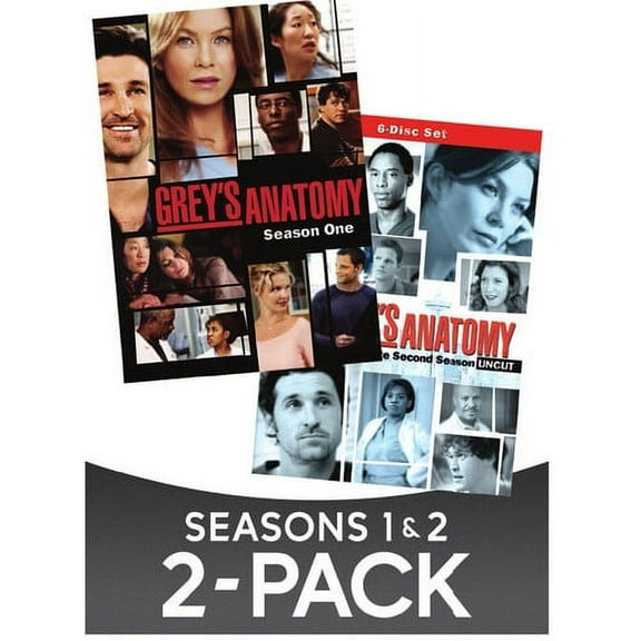 Grey's Anatomy: Season 1 and Season 2 (DVD)