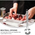thumbnail image 3 of 2pcs 304 Stainless Steel Meatball Spoons Meatball Making Spoons (Round Handle), 3 of 4