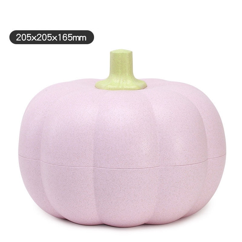 Reusable Pumpkin Candy Dish Plastic Box Jar Double Layer Candy Dish