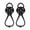 Black#557, variant on RuiJiao 5-Tooth Alloy Ice Claw Anti-Skid Shoe Covers for Snow and Ice, M Size (35-41), Lightweight TRE Material with Manganese Steel Studs, Multi-Color Options for Hiking, Climbing, Winter Sports