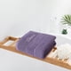 thumbnail image 4 of Toalla absorbente gruesa morada, regalo de toalla de baño con propiedades absorbentes de agua, 4 of 5