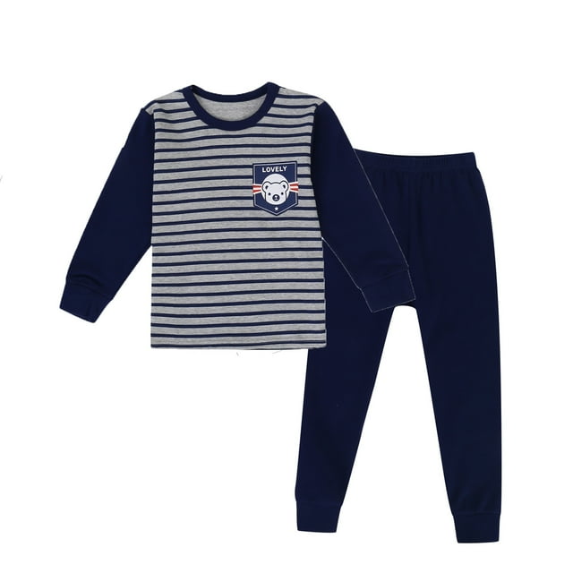 BXUIDJG Pyjamas pour Filles Ensemble de Vêtements de Nuit pour Tout-Petits Mélanges Coton Manches Courtes Col Rond Haut Imprimé Floral avec Pantalon Taille Élastique Fuselé Ensemble de Pyjama 2 Pcs Gris Foncé 11-12 T