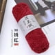 thumbnail image 1 of Nvzi Hilo de terciopelo de 300 g para tejer a ganchillo, hilo de chenilla esponjoso de terciopelo para mantas, hilo de felpa suave y grueso para tejer a ganchillo, rojo óxido, 1 of 4