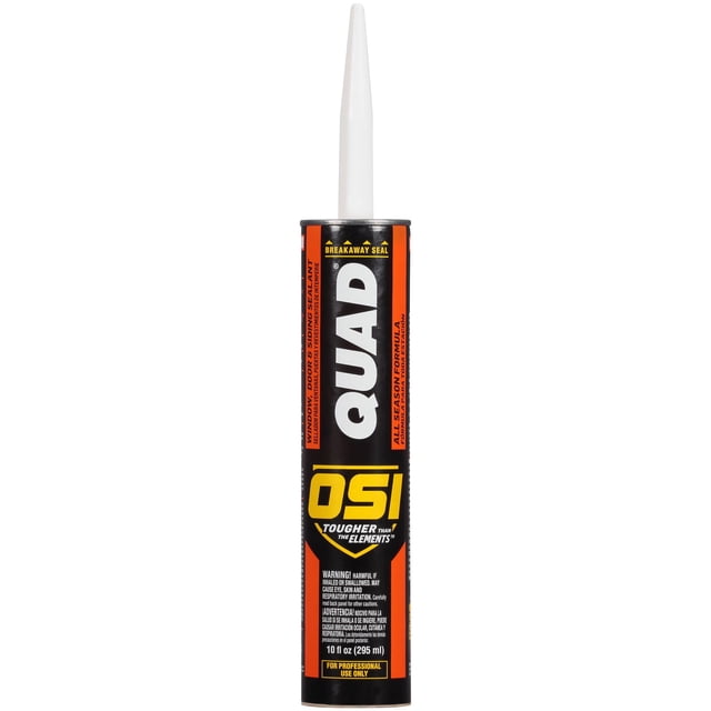 Sellador OSI Quad para ventanas, puertas y revestimientos, color bronce 201, 300 ml