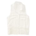 thumbnail image 2 of Aeropostale Blusa sin mangas con botones de encaje para mujer, blanco roto, mediana Aeropostale Abotonar, 2 of 2
