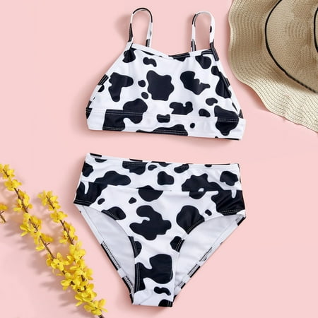 

Cathalem Girls 10-12 Bathing Suits Bikini Swimsuit Summer Swimwear Set Hollow Girls Kids Ruffles Big Girls Two Piece Swimsuits Swimwear Black 11 Years